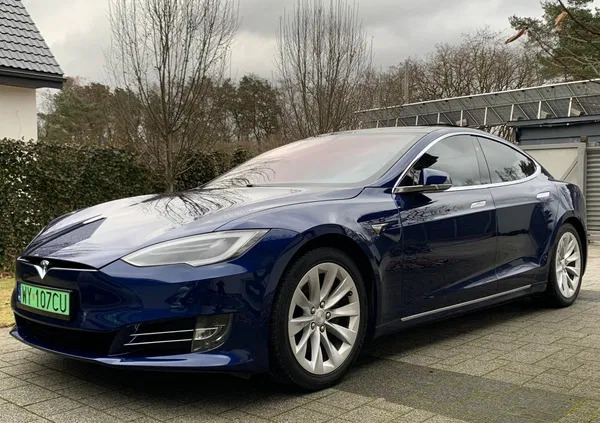 samochody osobowe Tesla Model S cena 154900 przebieg: 89000, rok produkcji 2018 z Bukowno